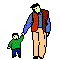 Анимация папы с ребенком скачать